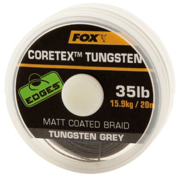 Fox Edges Coretex Tungsten Braid 35Ib - 20m - Tungsten Grey