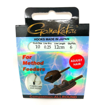Gamakatsu For Methode Feeders Adjust Hair Rig 10 / 0.25mm