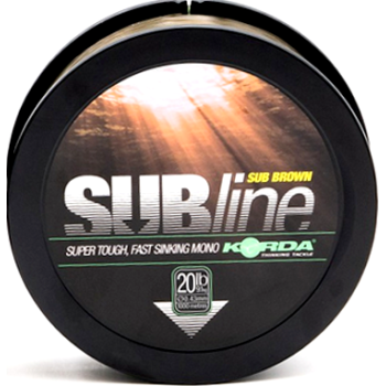 Korda Subline Ultra Tough Sinking Mono Sub Brown 0,40mm 15lb