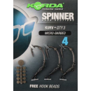 Korda Spinner Hook Sections Kurve 4 Micro-Barbed