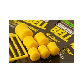 Korda Slow-Sinking Dumbell IB-Flavour + Free Hair Stops Yellow  12 mm