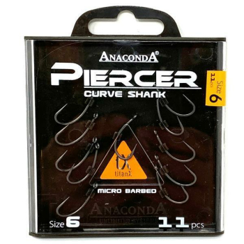 Anaconda Piercer Curve Shank  Size 6