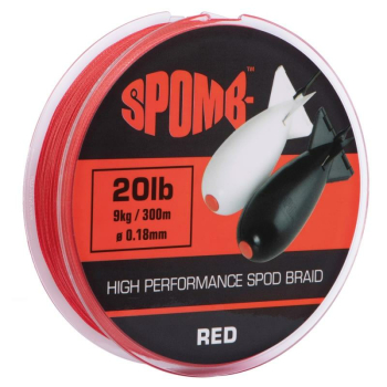 Spomb High Performance Spod Braid Red 20Ib