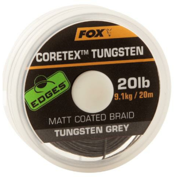 Fox Edges Coretex Tungsten Braid 20Ib - 20m - Tungsten Grey