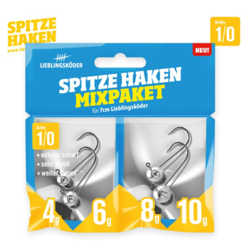 Lieblingsköder Spitze Haken 1/0 Mixpaket