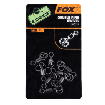 Fox Edges Double Ring Swivel Size 7 - 8 Stk.