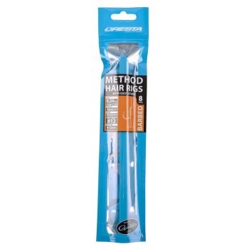 Cresta Method Hairrigs Barbed 10cm mit Gamakatsu Powercarp Haken
