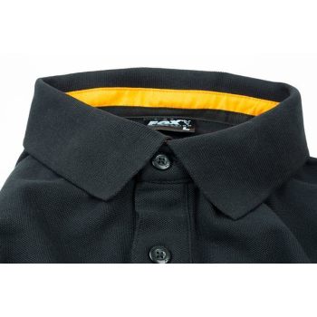 Fox Collection Polo Shirt Black/Orange XXL