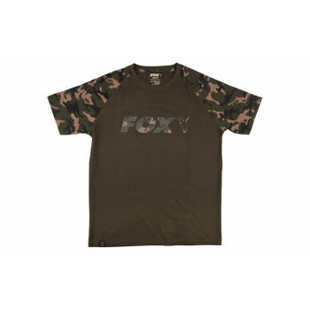 Fox T-Shirt Raglan Khaki/Camo
