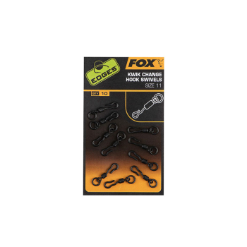 Fox EDGES Kwik Change Hook Swivels - Size 11