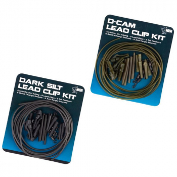Nash Lead Clip Kit Dark Silt