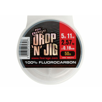 Fox Rage Drop N Jig Fluorocarbon 0,40mm - 9,70 Kg - 50m