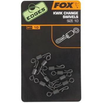 Fox Edges Kwik Change Swivels Size 10