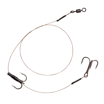 SPRO HD Baitfish Rig 18kg 35cm – Köderfischsystem mit 2 Drillingen Gr.6