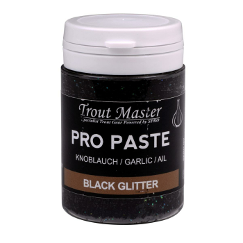 Trout Master Pro Paste Knoblauch - Black Glitter