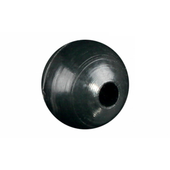 Mikado Silikon Perlen 6 mm schwarz – Soft Beads