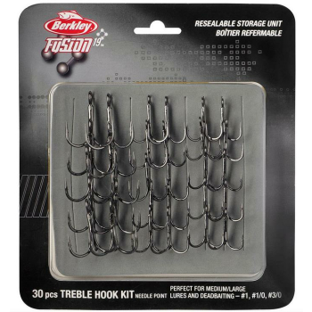 Berkley Fusion Treble Hook Kit Small 30 Pcs, 29,95 €