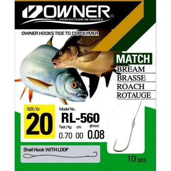 Owner Match RL-560 – gebundene Stipp- & Rotaugenhaken