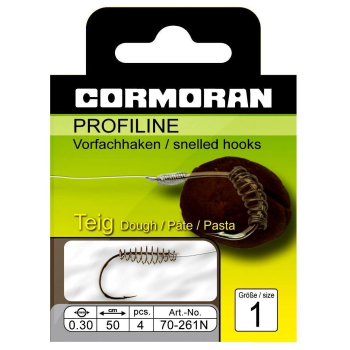 Cormoran Profiline Teighaken Gebunden Gr. 2 - 0,30mm