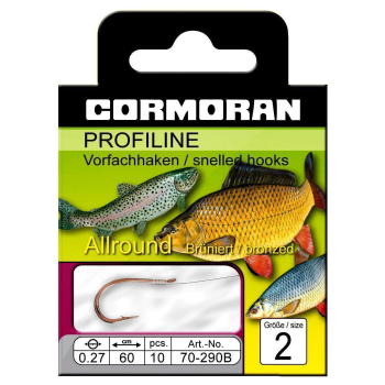 Cormoran Profiline Allroundhaken Gebunden Gr. 8 - 0,23mm