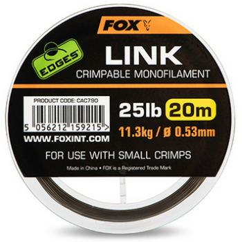 Fox Link Trans Khaki Mono 25lb / 0.53mm