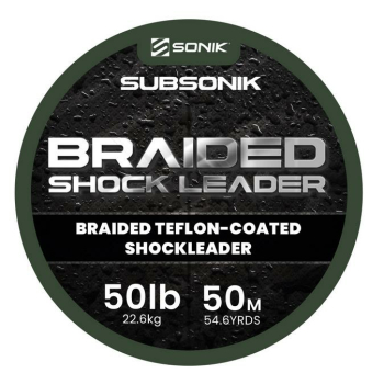 Sonik Subsonik Braided Shock Leader 50lb / 50m