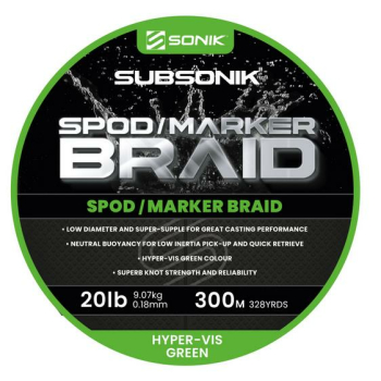 Sonik Subsonik Spod/Marker Braid 20lb / 300m