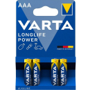 Varta Longlife Power Micro AAA Batterie 4 Stück