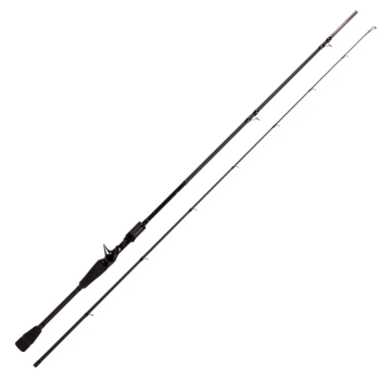 Zeck Fishing All Black Cast 201 21 Baitcaster Rute für Barsch und Zander