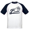 RSR-Baits Baseball Shirt - White Navi Gr. XL