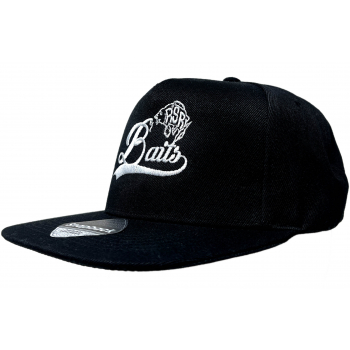 RSR-Baits Original Flat Peak Snapback - Black