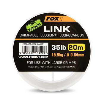 Fox Edges Link Illusion Flurocarbon - 25lb 20m