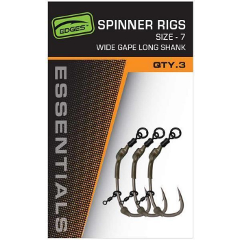 Fox EDGES Spinner Rigs Wide Gape Long Shank