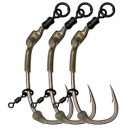 Fox EDGES Spinner Rigs - Wide Gape Long Shank Gr.4