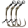 Fox EDGES Spinner Rigs - Wide Gape Long Shank Gr.4