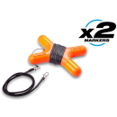 Nash Boat Life - X Block Marker Small 2Stk.