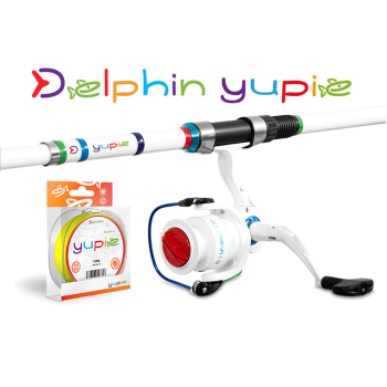 Delphin YUPIE - Angelset Für Kinder / 240cm Rute+Rolle
