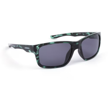 Shimano Aspire Sonnenbrille - Dark Green Tortoiseshell & Dark Grey