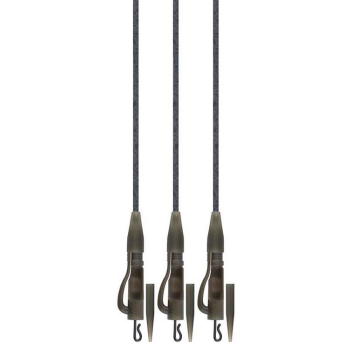 Fox Edges Tungsten Tubing Leadclip Ready Rigs - Size 7