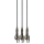 Fox Edges Tungsten Tubing Leadclip Ready Rigs - Size 7