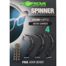 Korda Spinner Hook Sections - Krank Size 4