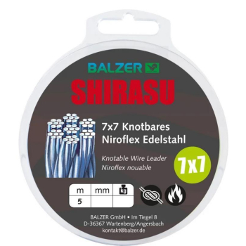 Balzer Shirasu 7x7 Knotbares Niroflex Edelstahl