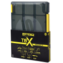 Flache Tacklebox mit verstellbaren Trennwänden
