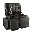 Angelrucksack mit modularen Fächern und Stauraum