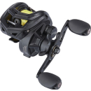 Baitcast-Set für Zander und Barsch mit IM-6 Rute, Rolle und gelber Iron Line 8-fach geflochten