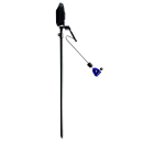 Bankstick Blue Set mit schwarzem Aluminium-Bankstick und...