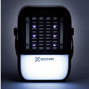 Insektenfalle mit Lichtfunktion, USB-C-Ladung und Solarpanel für Angler am Wasser