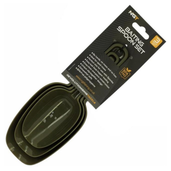 NGT Futter Schaufel Set Baiting Spoon Set