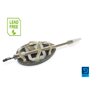 Delphin Method QUIX ECO L bleifreier Method Feeder mit Stahlgewicht
