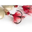 Fox Rage Raubfisch Spinner mit roten Fasern